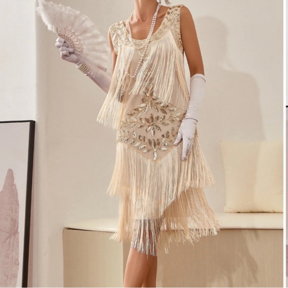 1920 Gatsby Dapper Dress, M